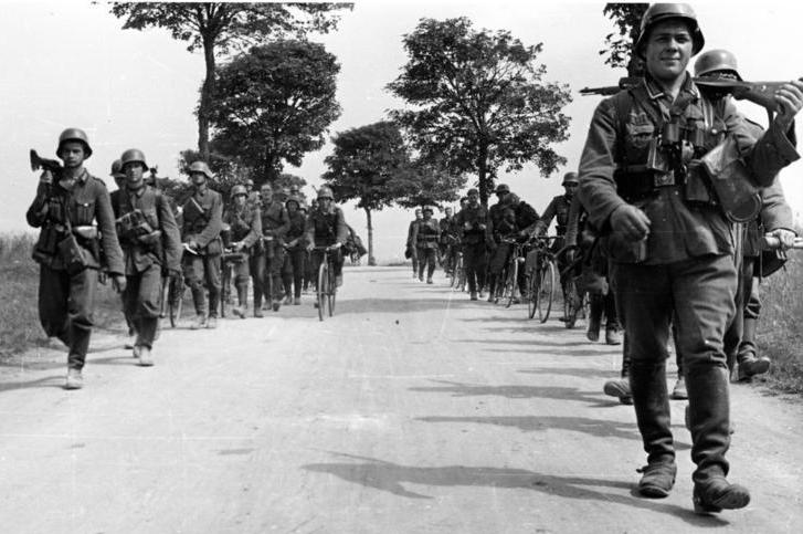 Gewaltmärsche Deutsche Truppen in Frankreich 1940