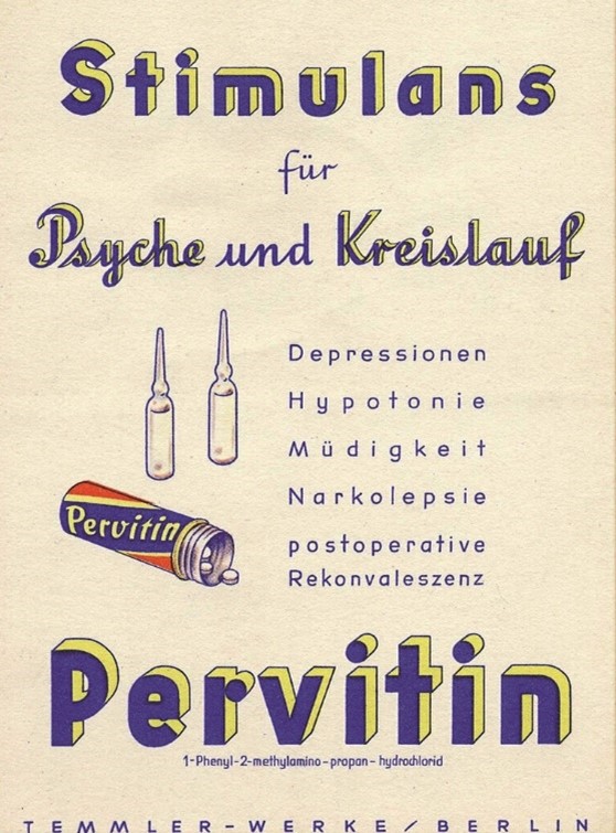 Werbeplakat Pervitin